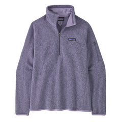 Patagonia Womens Better Sweater 1/4 Zip Concrete Purple - Parasol Store