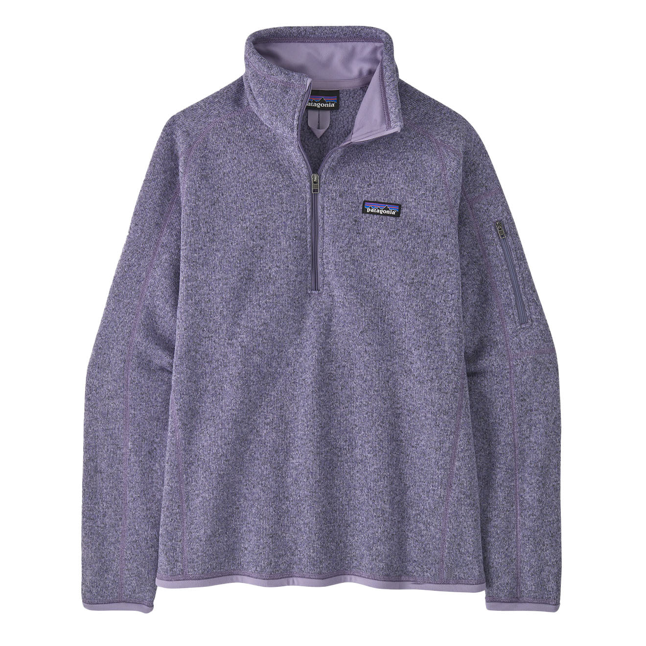 Patagonia Womens Better Sweater 1/4 Zip Concrete Purple - Parasol Store