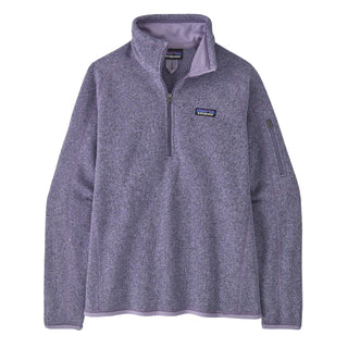 Patagonia Womens Better Sweater 1/4 Zip Concrete Purple - Parasol Store