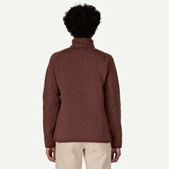 Patagonia Womens Better Sweater 1/4 Zip Fleece Dark Ruby - Parasol Store