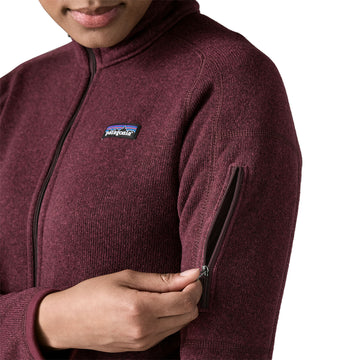 Patagonia Womens Better Sweater Fleece Jacket Berry Fig