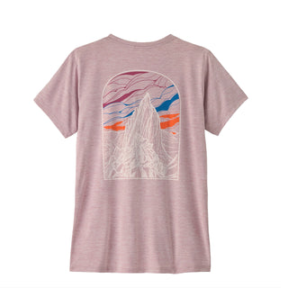 Patagonia Womens Cap Cool Daily Shirt Cloud Crag Quiet Violet