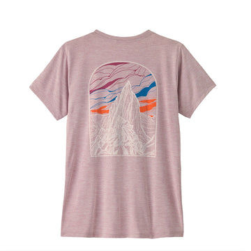 Patagonia Womens Cap Cool Daily Shirt Cloud Crag Quiet Violet