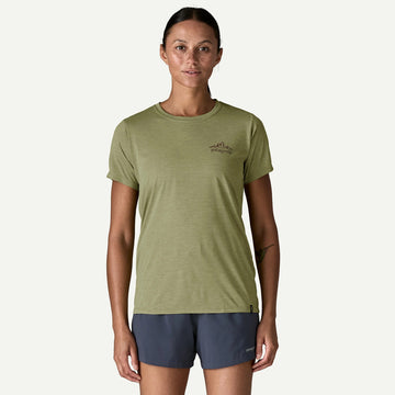 Patagonia Womens Cap Cool Daily Shirt Cloud Crag Quiet Violet