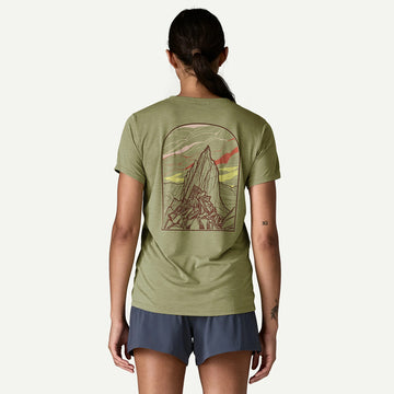 Patagonia Womens Cap Cool Daily Shirt Cloud Crag Quiet Violet