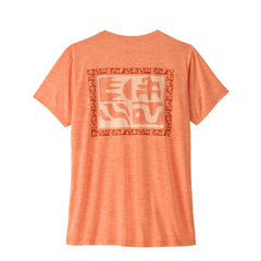 Patagonia Womens Cap Cool Daily Shirt Mother Rays Peach Sherbet