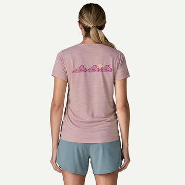 Patagonia Womens Cap Cool Daily Shirt Trailcheck Lemon Zest