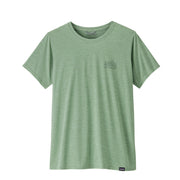 Patagonia Womens Capilene Cool Daily Graphic Shirt Strataspire Ellwood Green X-Dye - Parasol Store