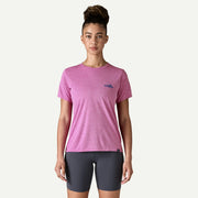Patagonia Womens Capilene Cool Daily Graphic Shirt '73 Skyline Brisk Purple X-Dye - Parasol Store