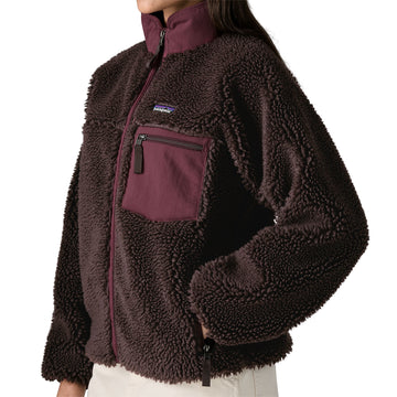 Patagonia Womens Classic Retro-X Fleece Jacket Den Brown