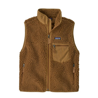 Patagonia Womens Classic Retro-X Fleece Vest Deer Brown - Parasol Store
