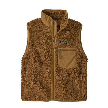 Patagonia Womens Classic Retro-X Fleece Vest Deer Brown - Parasol Store