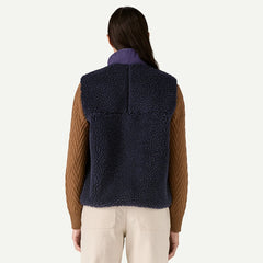 Patagonia Womens Classic Retro-X Fleece Vest Sunken Blue - Parasol Store