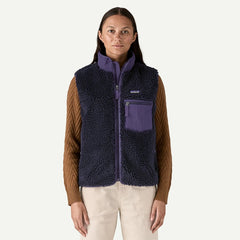 Patagonia Womens Classic Retro-X Fleece Vest Sunken Blue - Parasol Store