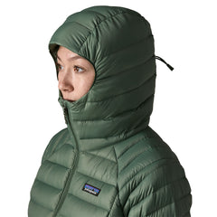 Patagonia Womens Down Sweater Hoody Canopy Green