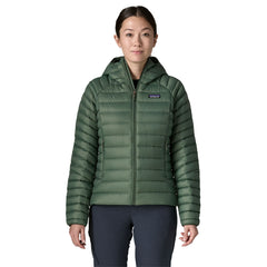 Patagonia Womens Down Sweater Hoody Canopy Green