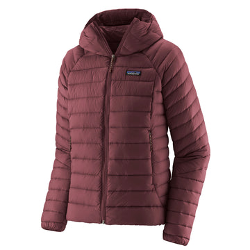 Patagonia Womens Down Sweater Hoody Dark Ruby