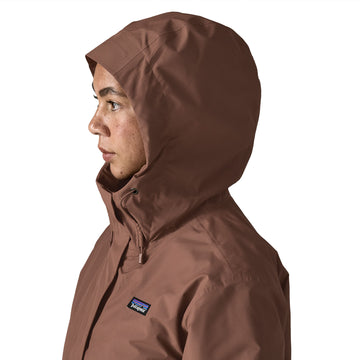 Patagonia Womens Heyes Peak 3-in-1 Parka Berm Brown