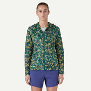 Patagonia Womens Houdini Jacket Wild Botanist / Wetland Blue - Parasol Store