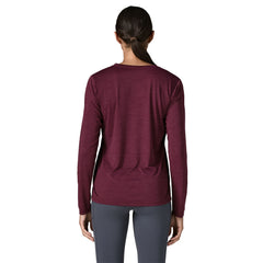 Patagonia Womens L/S Capilene Cool Daily Shirt Hut Tripper Berry Fig Light Berry Fig X-Dye
