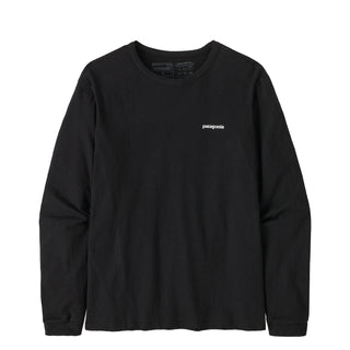 Patagonia Womens L/S P-6 Logo Responsibili-Tee Black - Parasol Store
