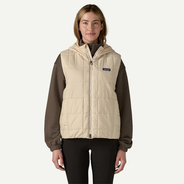 Patagonia Womens Light Gust Hooded Vest Black - Parasol Store