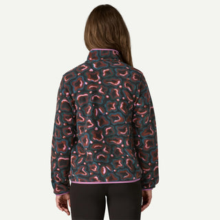 Patagonia Womens Lightweight Synchilla Snap-T Fleece Pullover Soft Spirea Dried Vanilla - Parasol Store