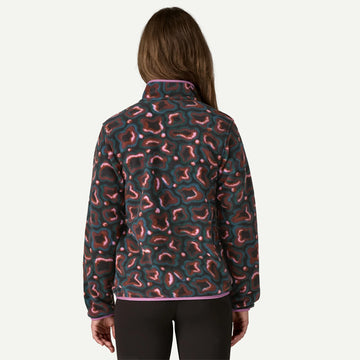 Patagonia Womens Lightweight Synchilla Snap-T Fleece Pullover Soft Spirea Dried Vanilla - Parasol Store
