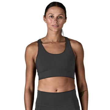Patagonia Womens Maipo Mid Impact Bra Black