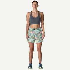 Patagonia Womens Maipo Mid Impact Bra Light Violet