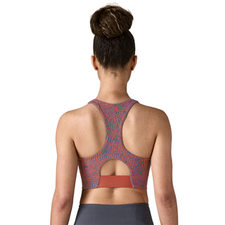 Patagonia Womens Maipo Mid Impact Bra Sea Run Potters Red - Parasol Store