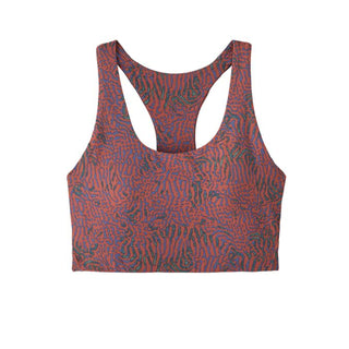Patagonia Womens Maipo Mid Impact Bra Sea Run Potters Red - Parasol Store