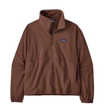 Patagonia Womens Micro D 1/2 Zip Fleece Pullover Berm Brown