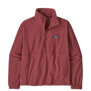 Patagonia Womens Micro D 1/2 Zip Fleece Pullover Sequoia Red - Parasol Store