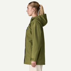 Patagonia Womens Outdoor Everyday Rain Jacket Caper Green - Parasol Store