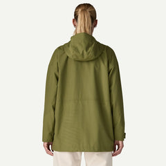 Patagonia Womens Outdoor Everyday Rain Jacket Caper Green - Parasol Store