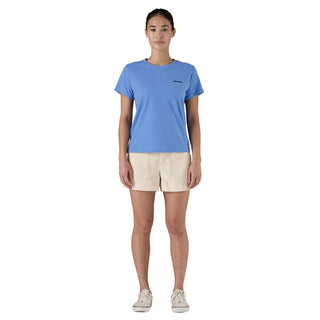 Patagonia Womens P-6 Logo Responsibili-Tee Abundant Blue