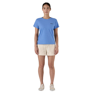 Patagonia Womens P-6 Logo Responsibili-Tee Abundant Blue - Parasol Store