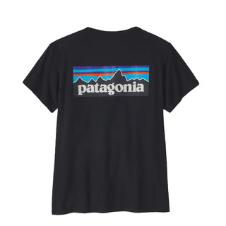 Patagonia Womens P-6 Logo Responsibili-Tee Black
