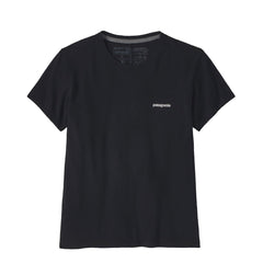 Patagonia Womens P-6 Logo Responsibili-Tee Black - Parasol Store