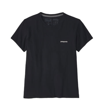 Patagonia Womens P-6 Logo Responsibili-Tee Black