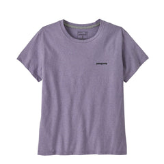 Patagonia Womens P-6 Logo Responsibili-Tee Concrete Purple - Parasol Store