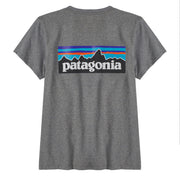 Patagonia Womens P-6 Logo Responsibili-Tee Gravel Heather Patagonia