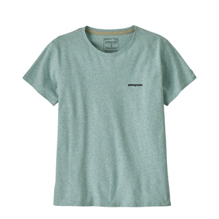 Patagonia Womens P-6 Logo Responsibili-Tee P-6 Outline Virtually Blue - Parasol Store