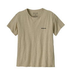Patagonia Womens P-6 Logo Responsibili-Tee Pumice - Parasol Store
