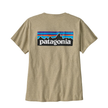Patagonia Womens P-6 Logo Responsibili-Tee Pumice - Parasol Store