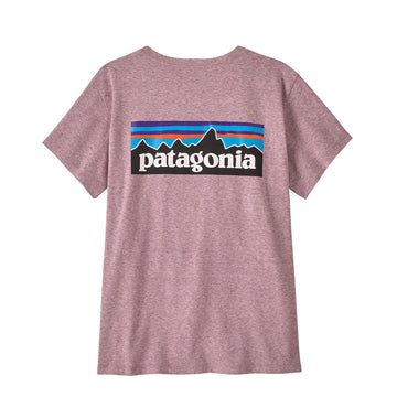 Patagonia Womens P-6 Logo Responsibili-Tee Quiet Violet