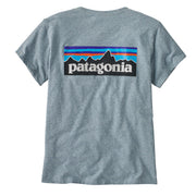 Patagonia Womens P-6 Logo Responsibili-Tee Thermal Blue - Parasol Store
