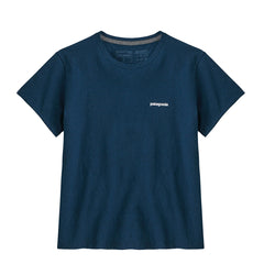 Patagonia Womens P-6 Logo Responsibili Tee Tidepool Blue - Parasol Store