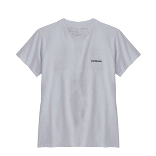 Patagonia Womens P-6 Logo Responsibili Tee White - Parasol Store